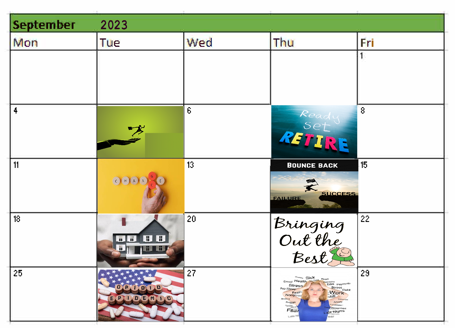 HR Meeting Calendar